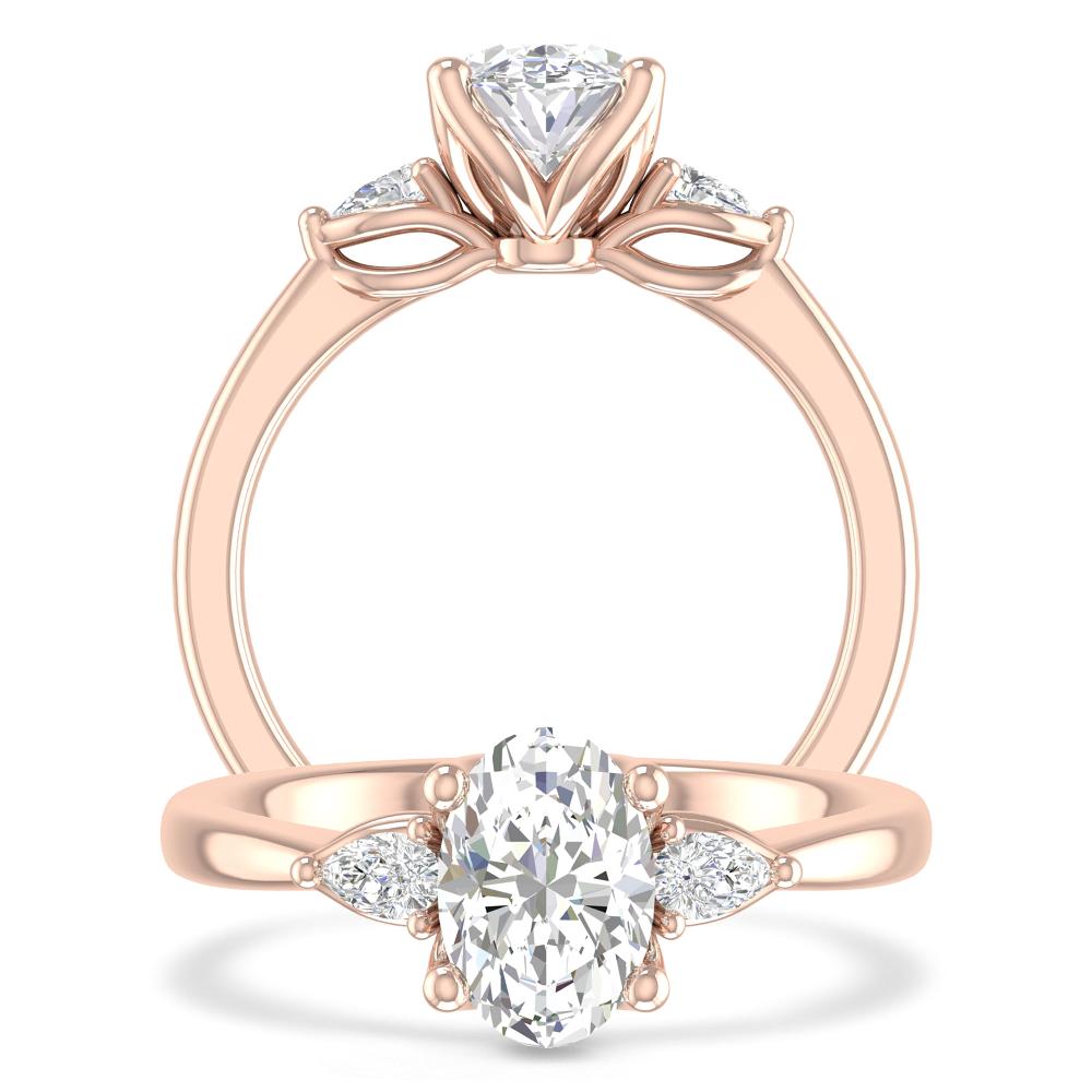 Rose Gold - Oval