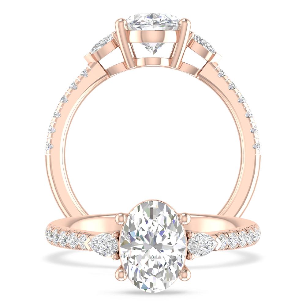 Rose Gold - Oval