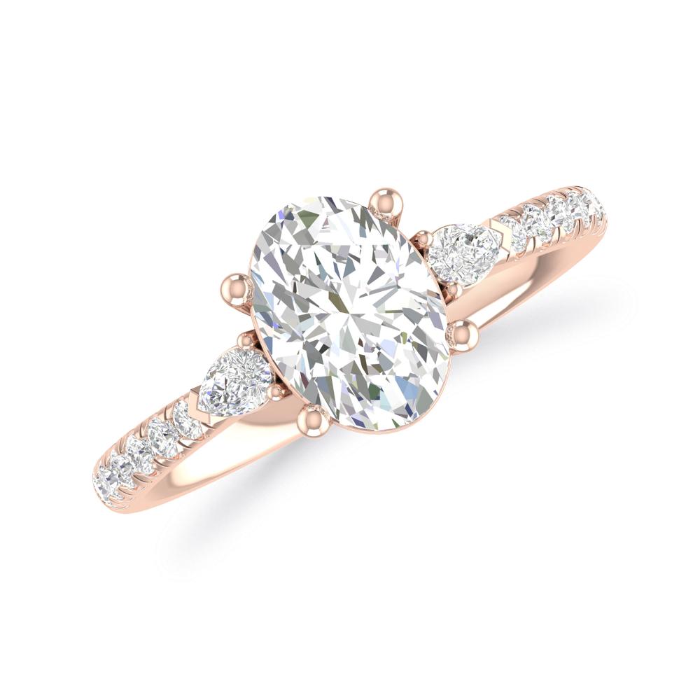 Rose Gold -  Oval