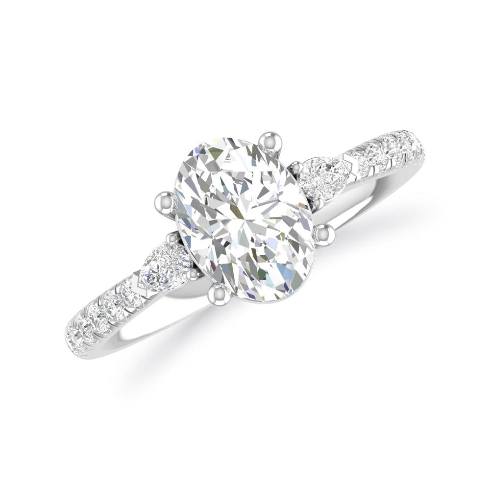 White Gold - Oval
