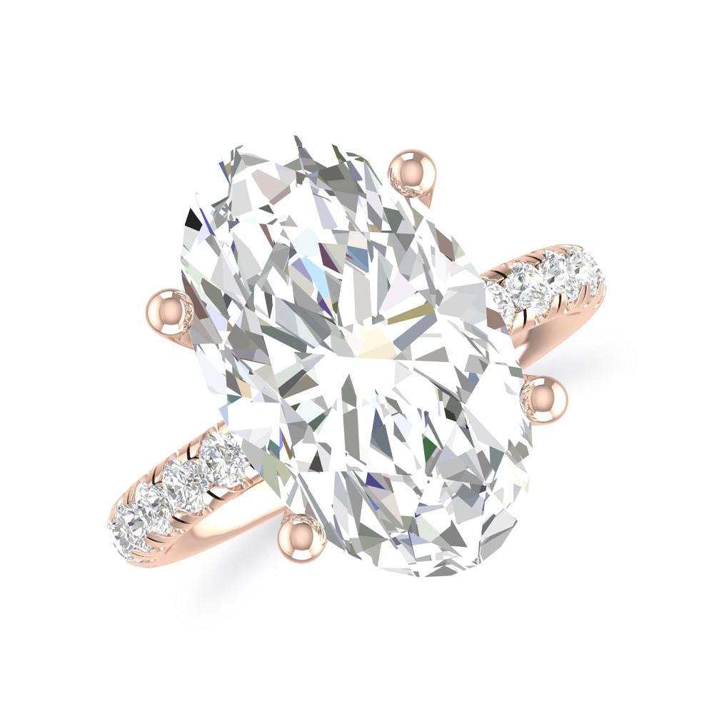 Rose Gold -  Oval