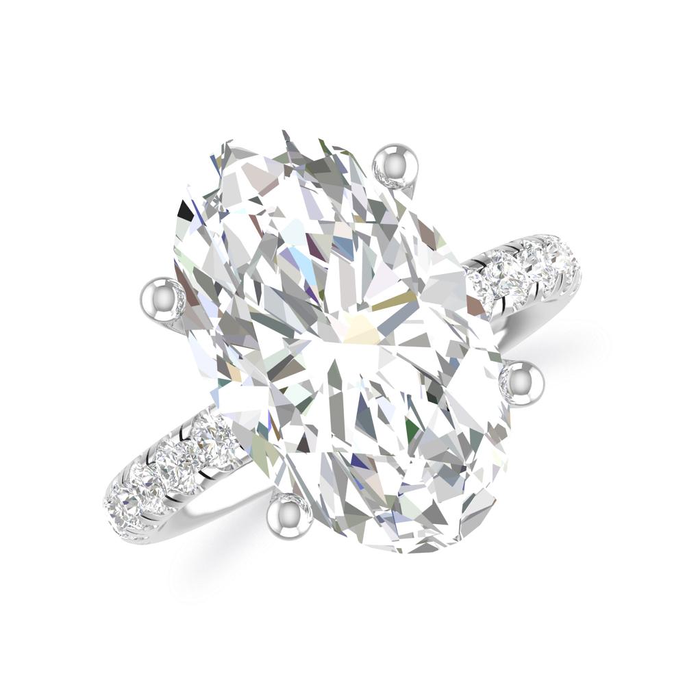 White Gold - Oval