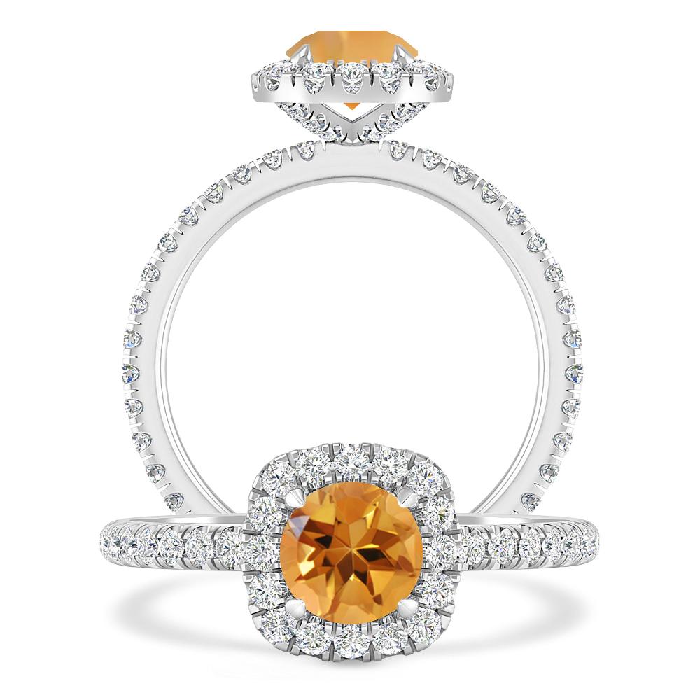 White Gold - Citrine