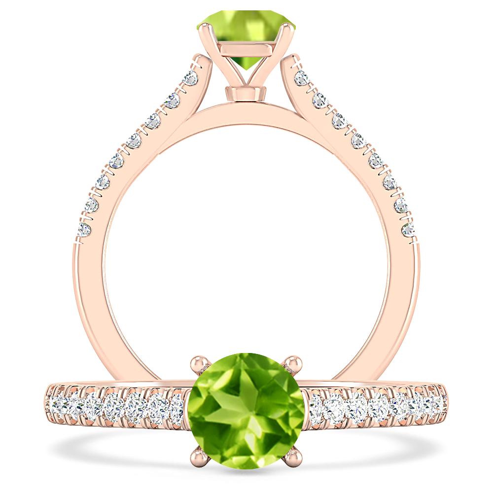 Rose Gold - Peridot