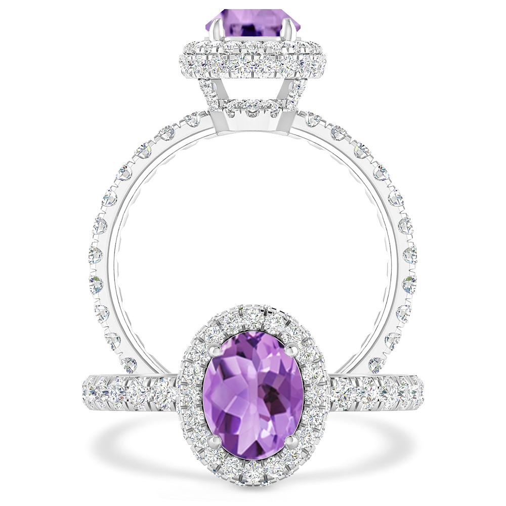 White Gold - Amethyst