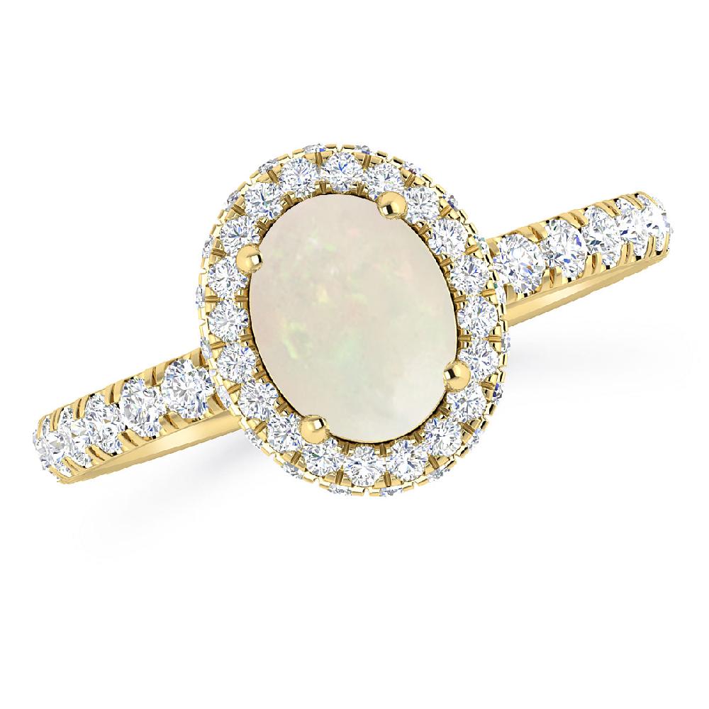 Yellow Gold - Opal