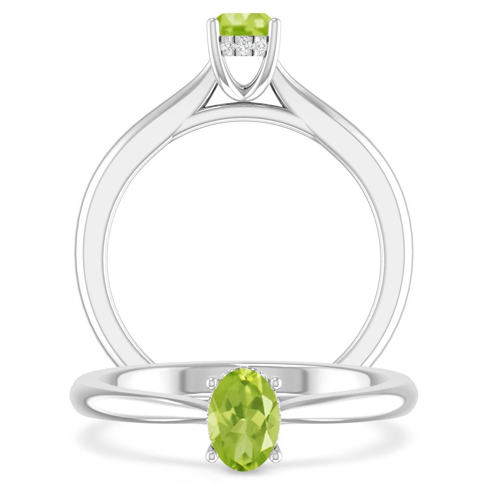 White Gold - Peridot