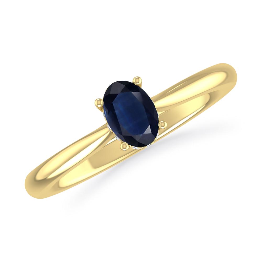 Yellow Gold - Sapphire