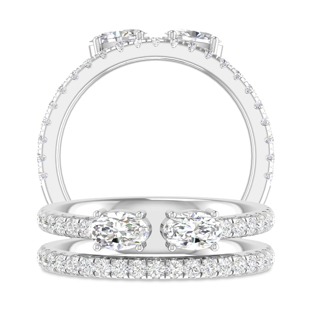 White Gold - Oval