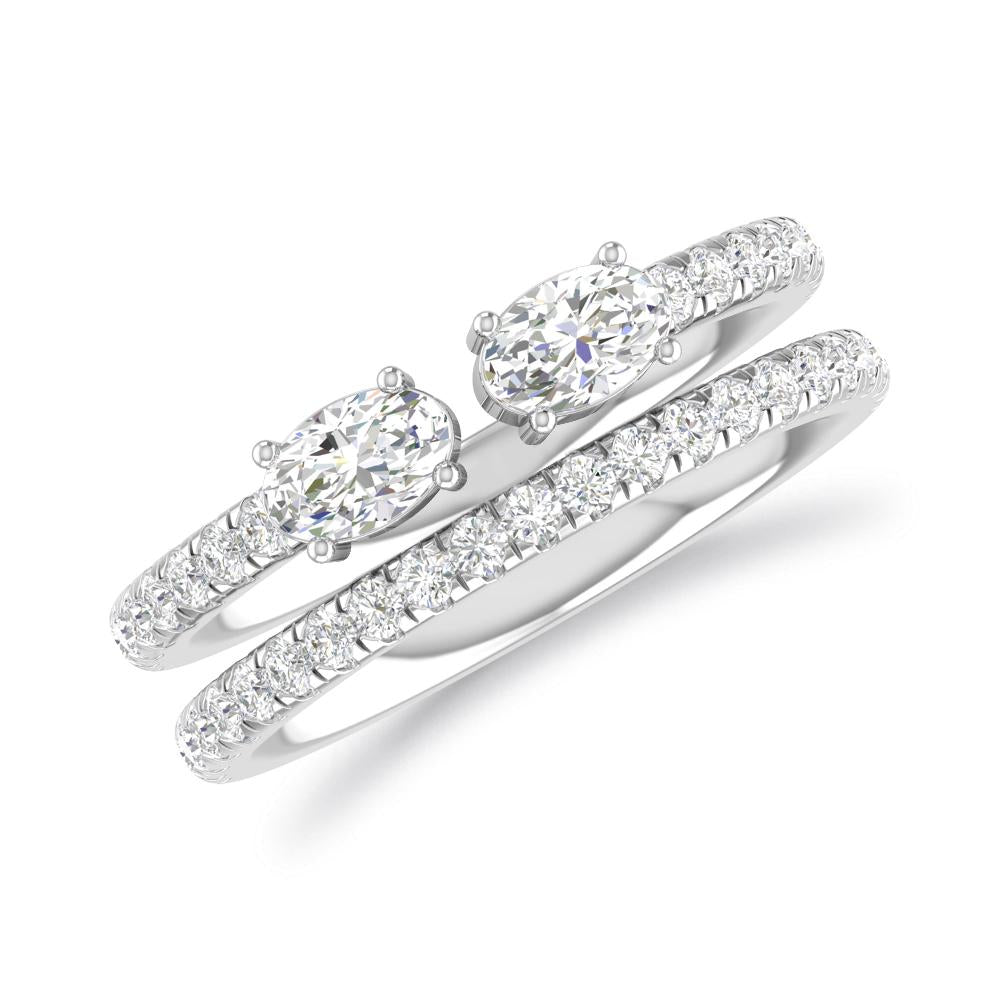 White Gold - Oval