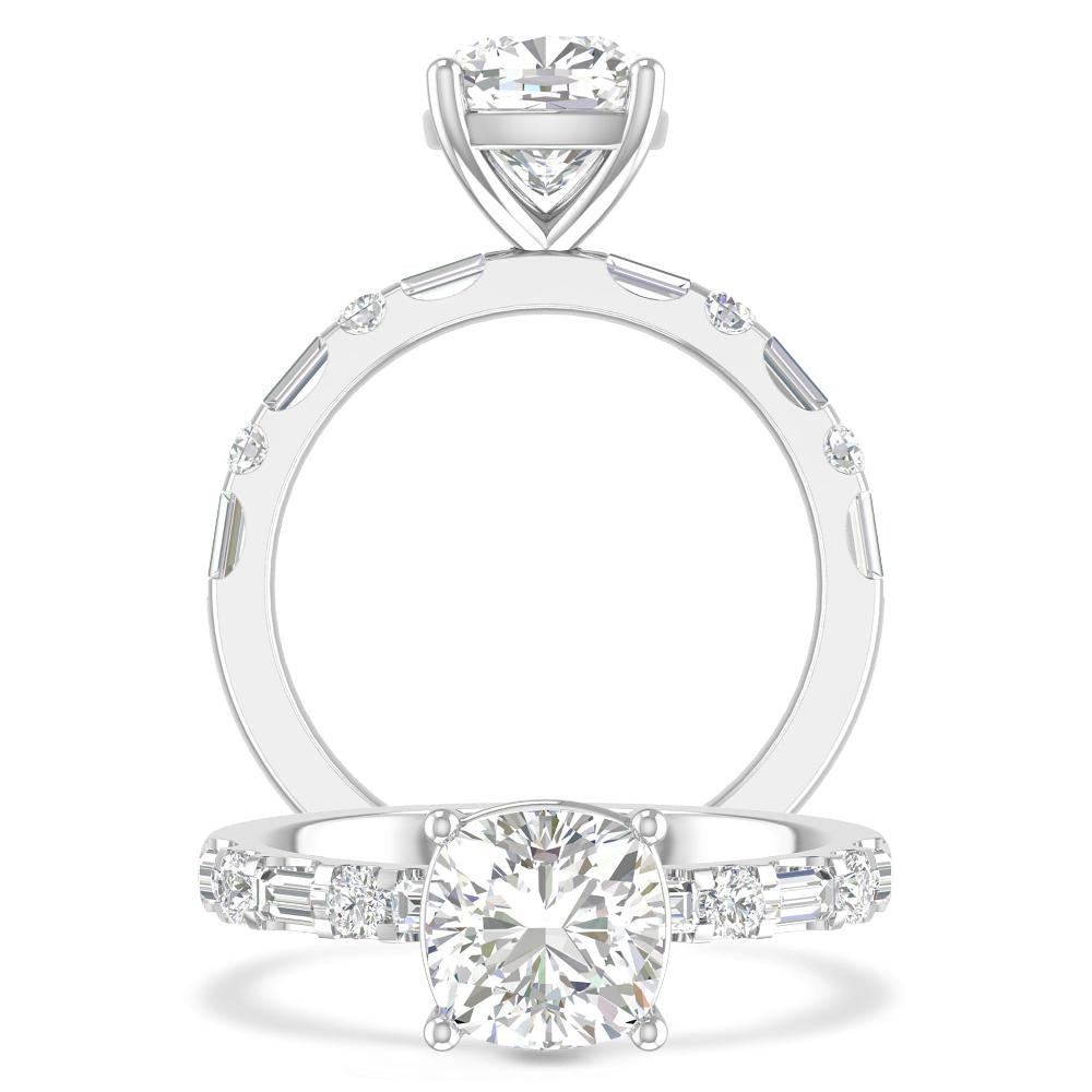 White Gold - Cushion