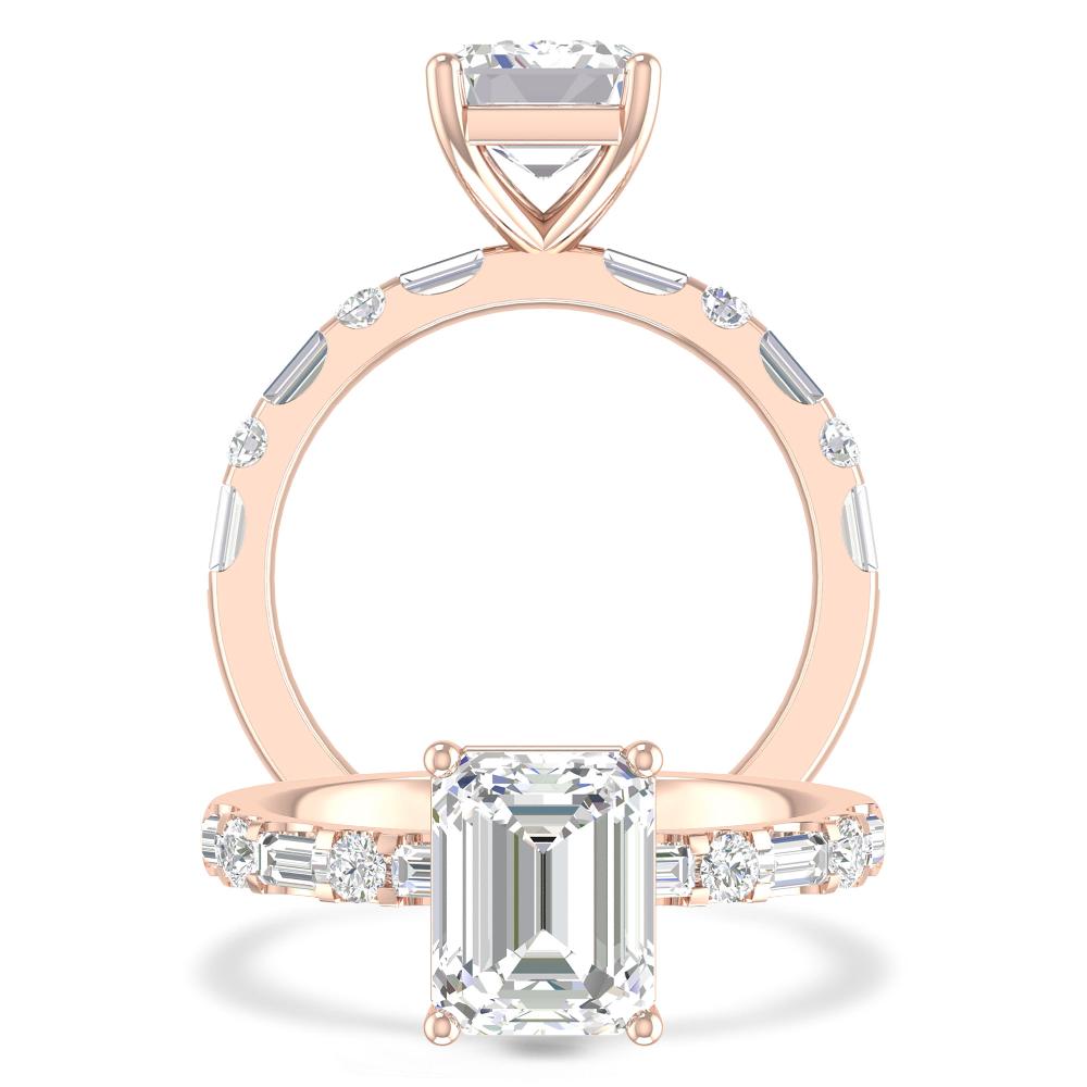 Rose Gold - Emerald