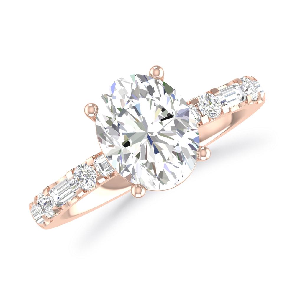 Rose Gold - Oval