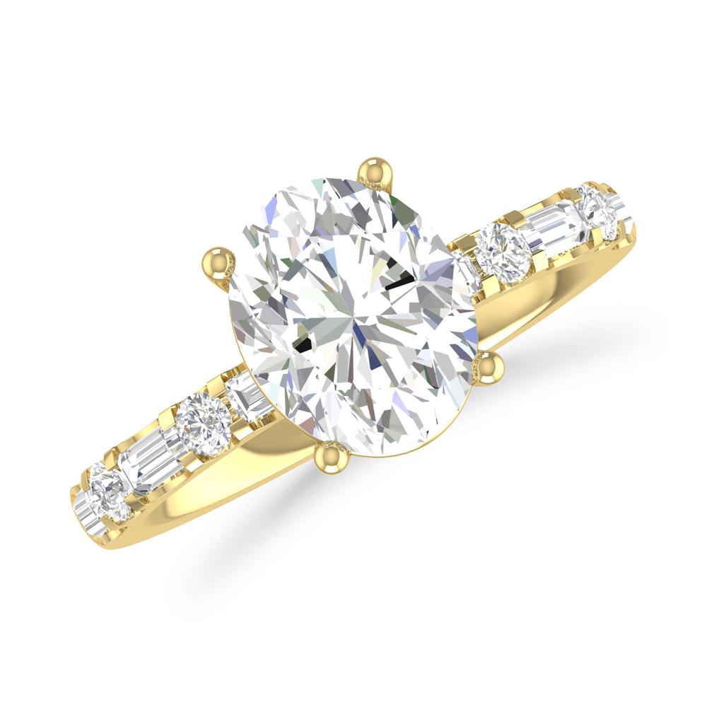 Yellow Gold - Oval