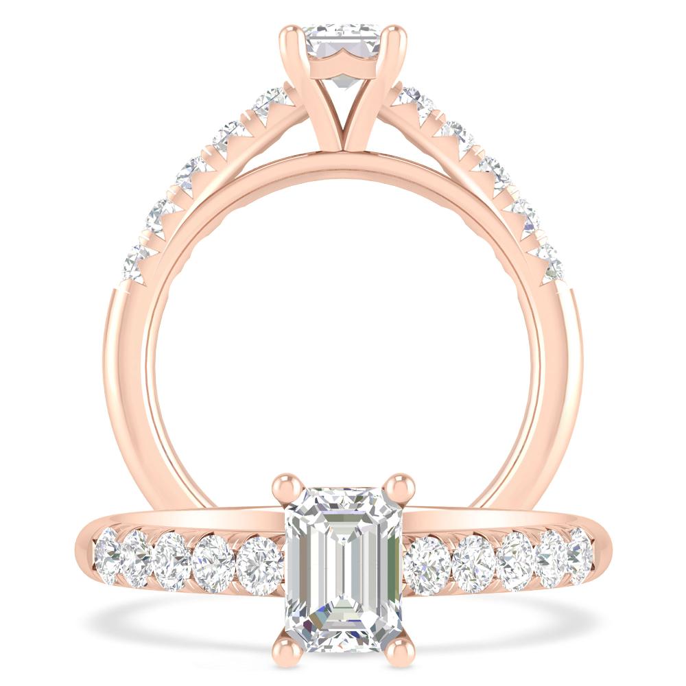 Rose Gold - Emerald