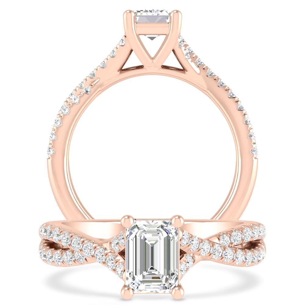 Rose Gold - Emerald
