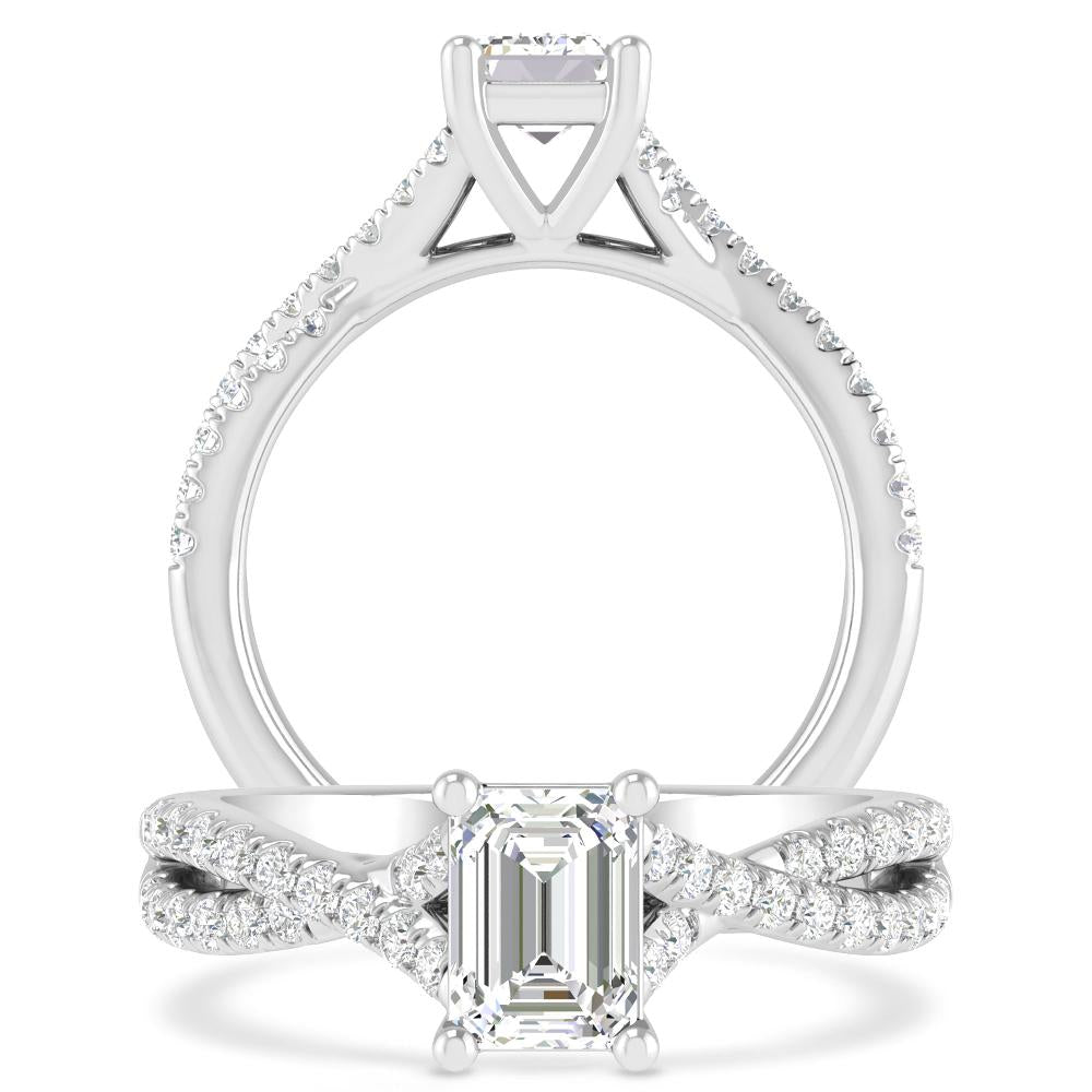 White Gold - Emerald