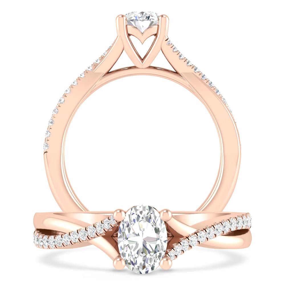 Rose Gold - Oval