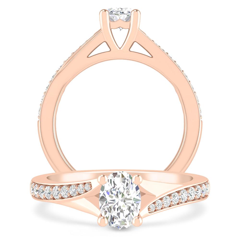 Rose Gold - Oval
