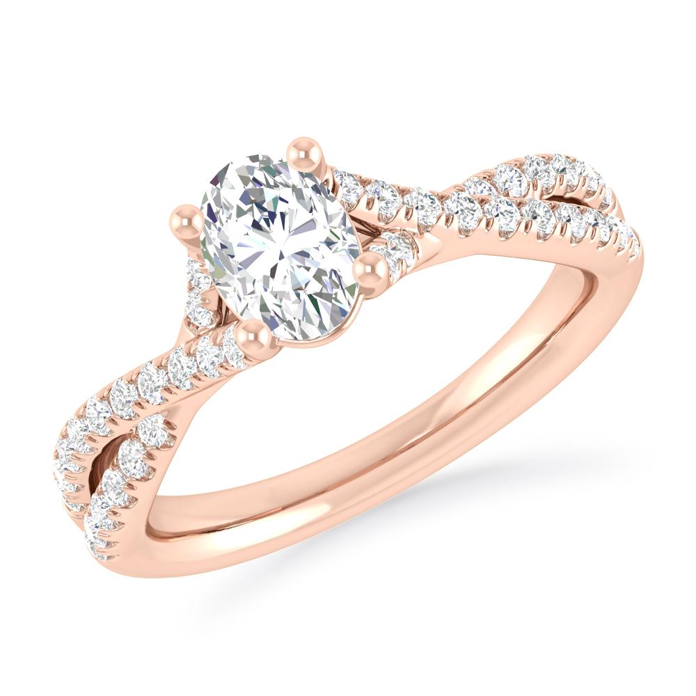 Rose Gold - Oval