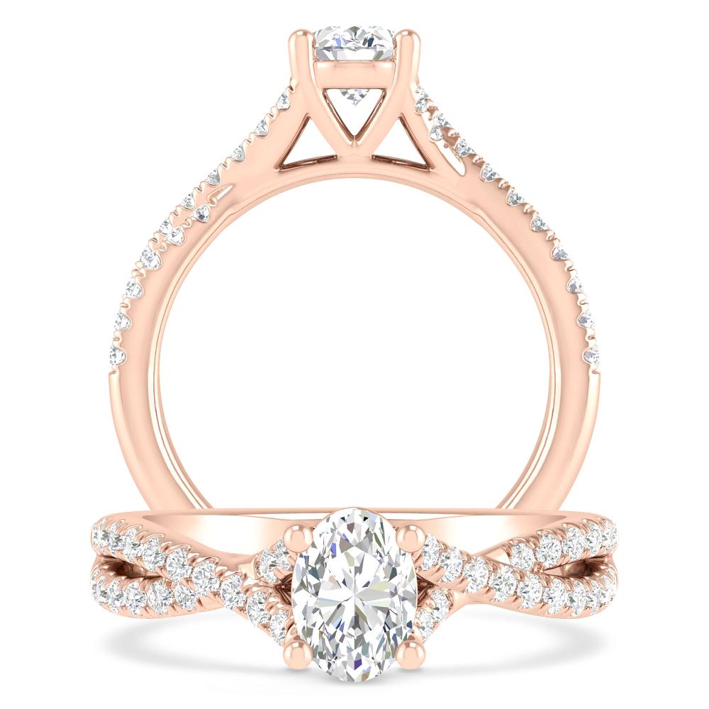 Rose Gold - Oval