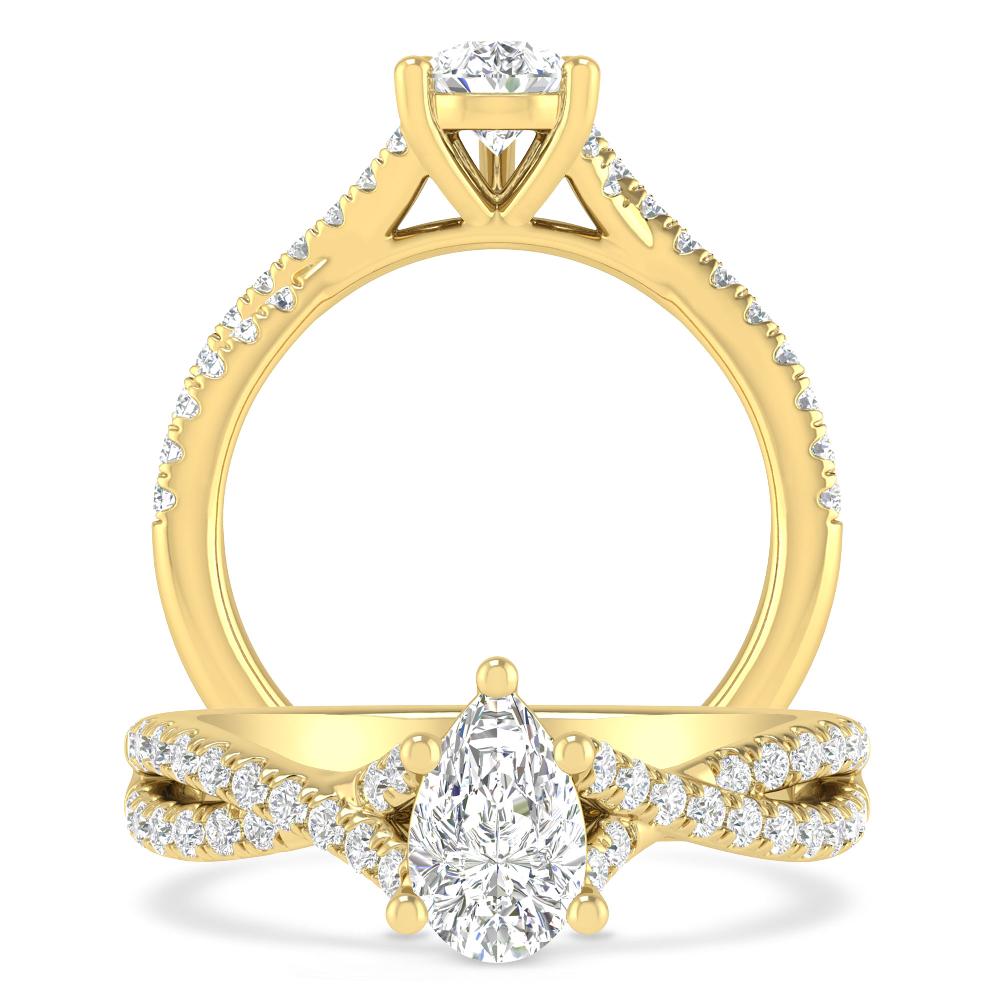 Yellow Gold - Pear