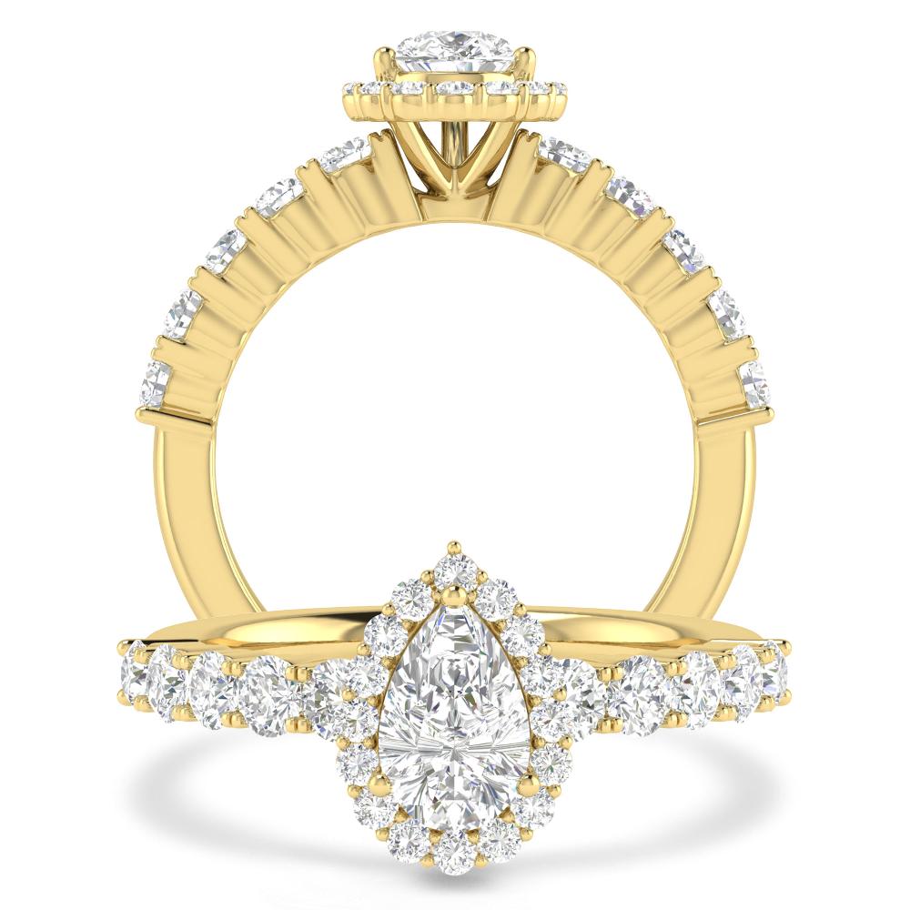 Yellow Gold - 1 5/8