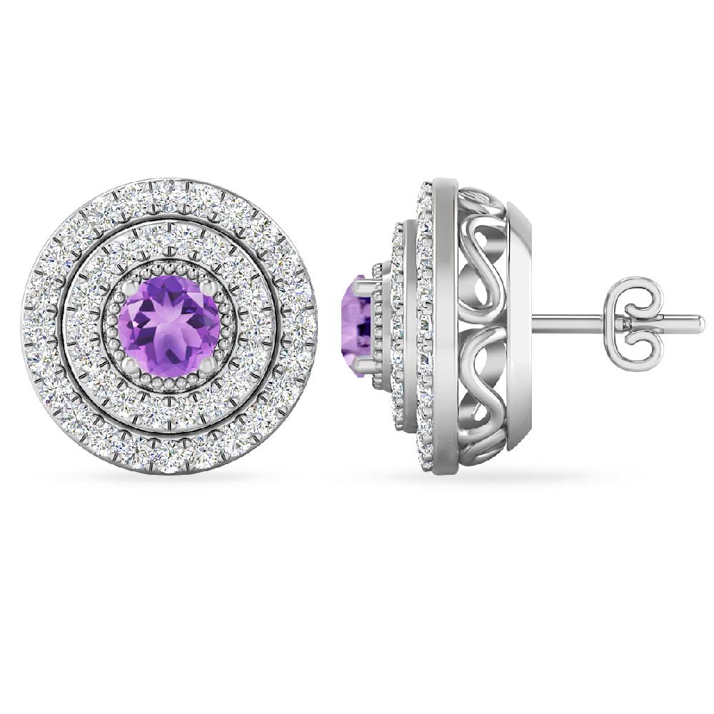 White Gold - Amethyst