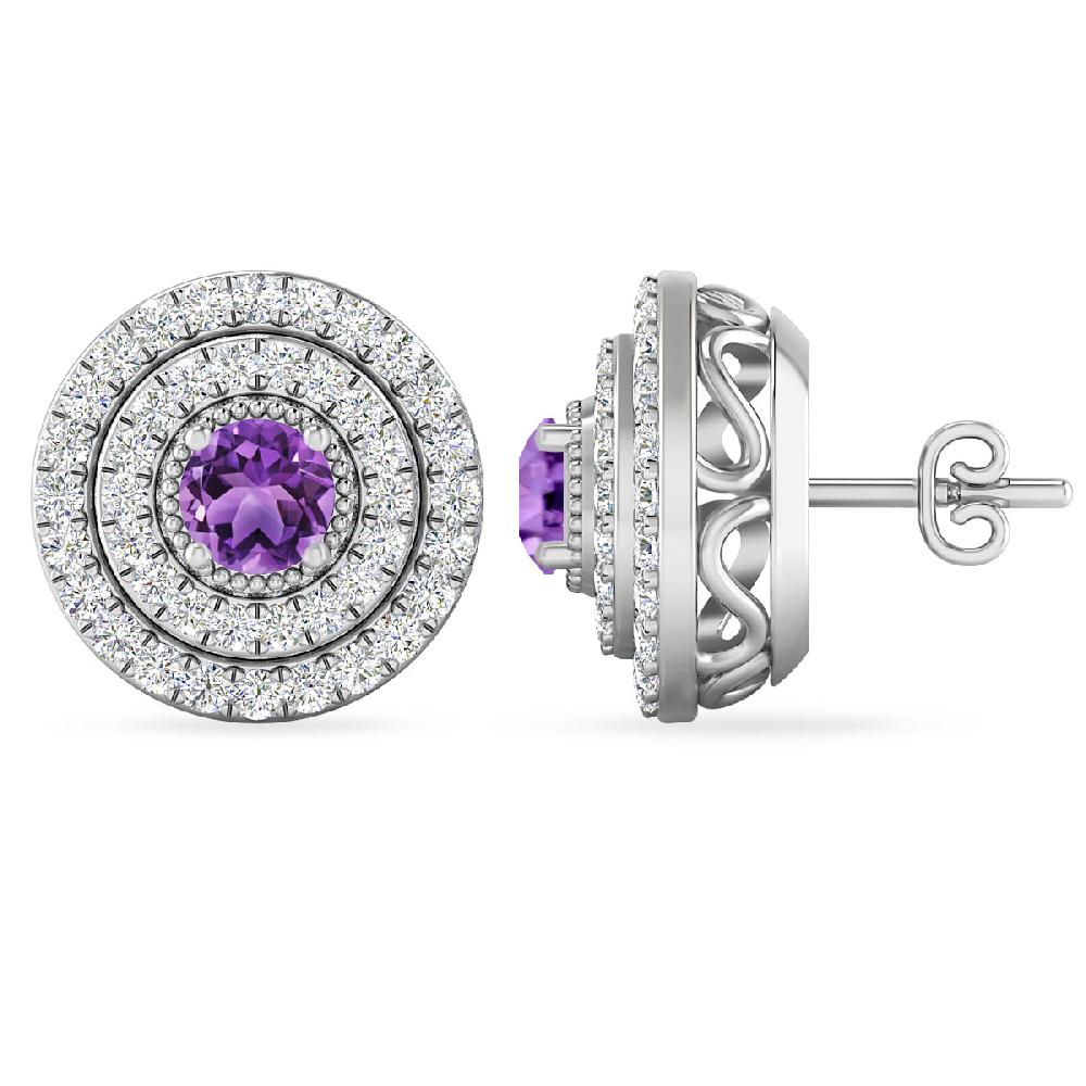 White Gold - Amethyst