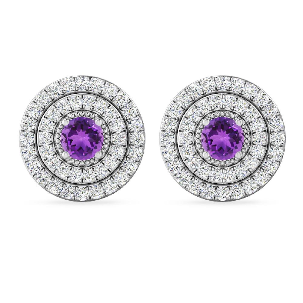 White Gold - Amethyst