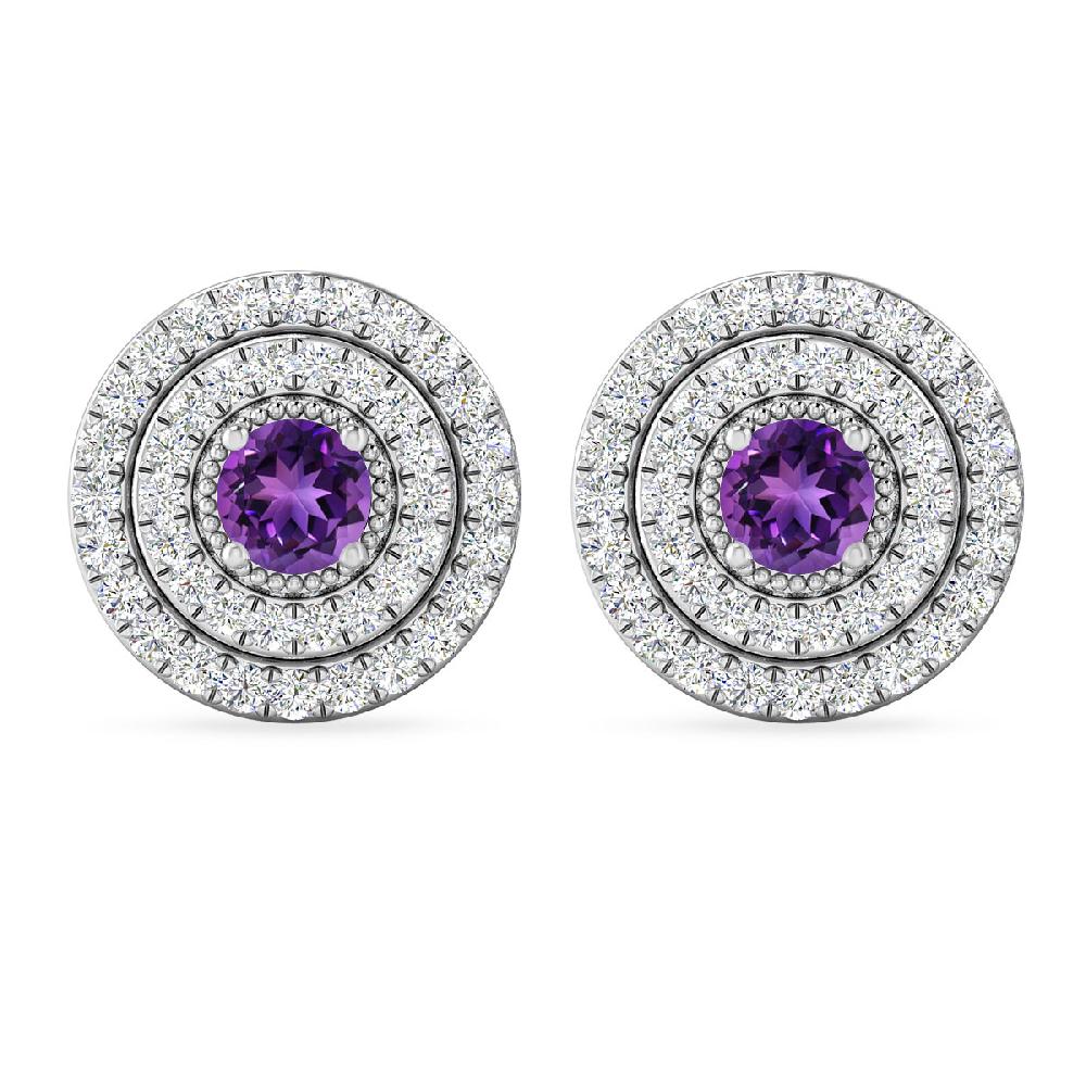 White Gold - Amethyst