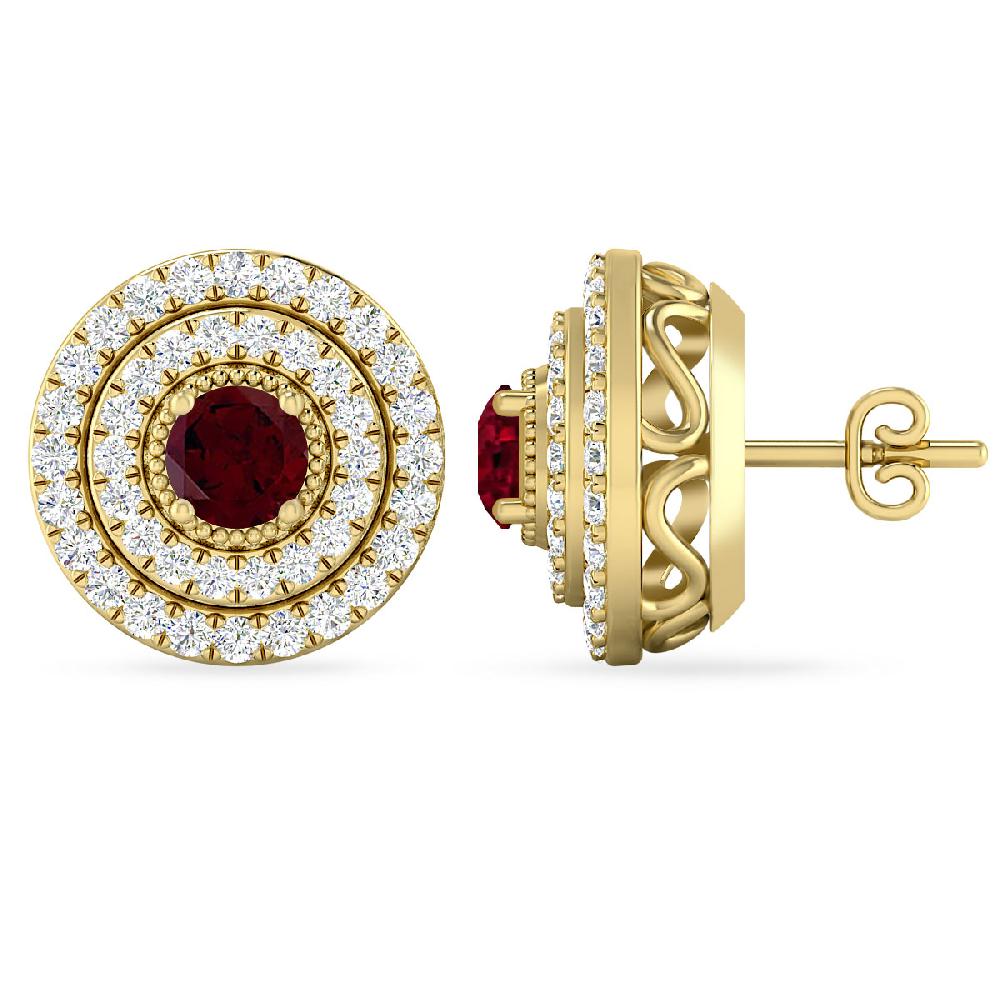 Yellow Gold - Garnet