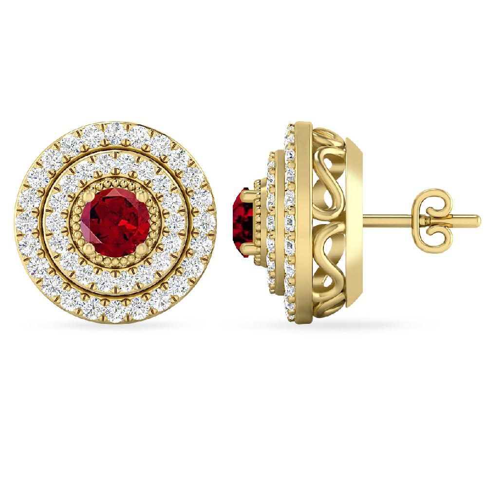 Yellow Gold - Garnet