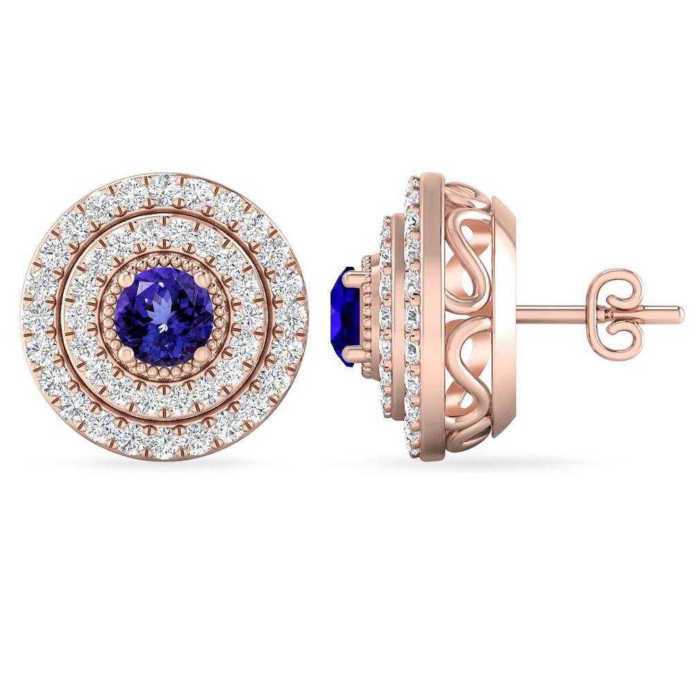 Rose Gold - Tanzanite