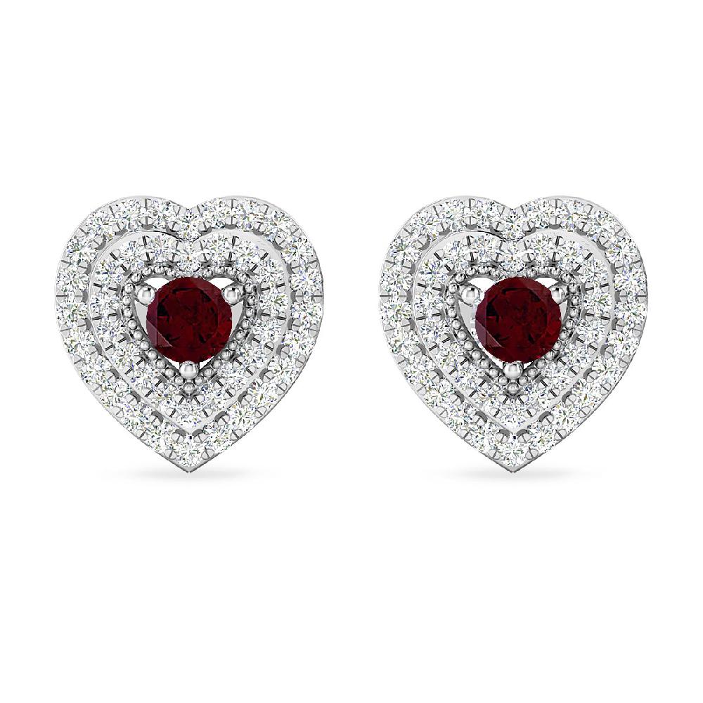 White Gold - Garnet