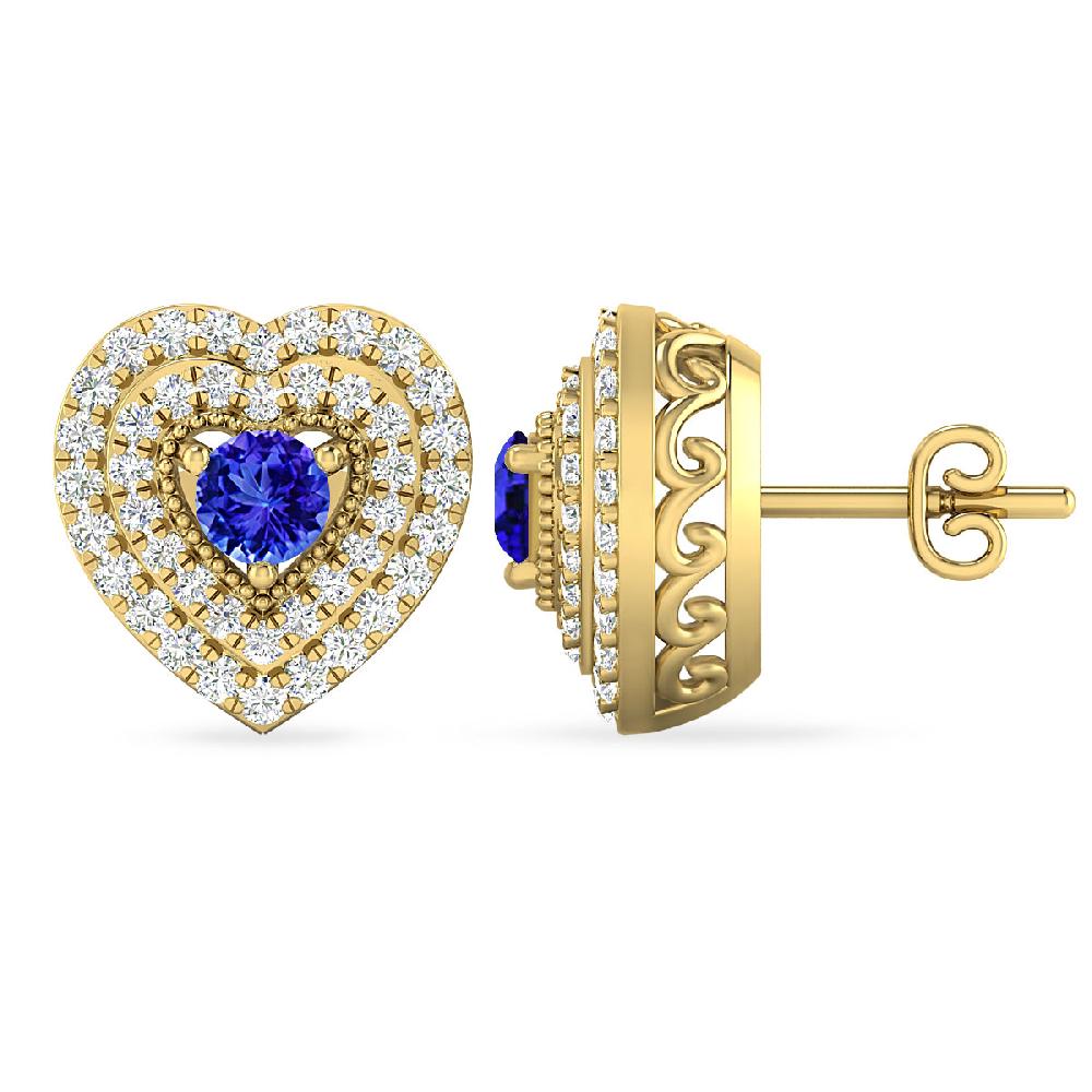 Yellow Gold - Tanzanite