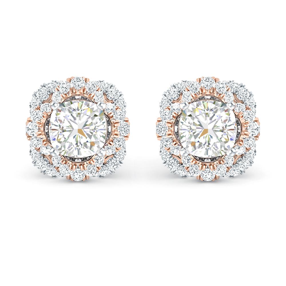 White Gold/Rose Gold - Diamond