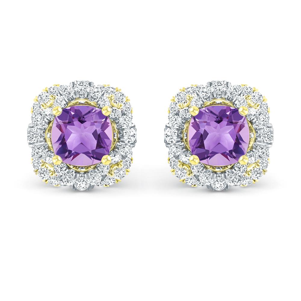 Yellow Gold - Amethyst