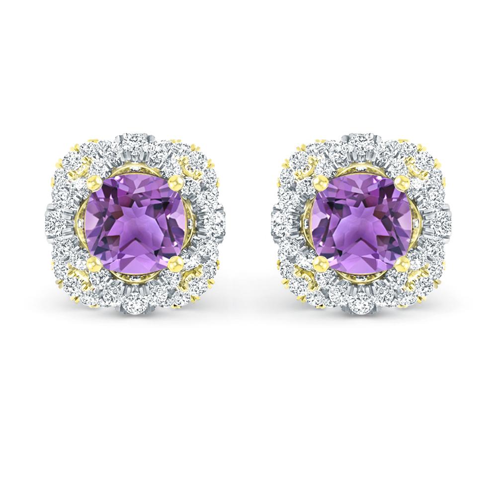 Yellow Gold - Amethyst