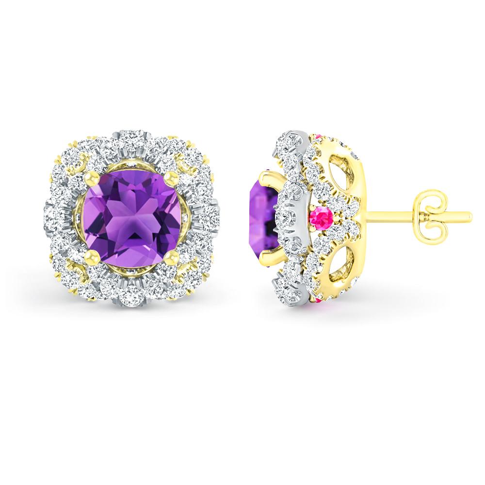 Yellow Gold - Amethyst