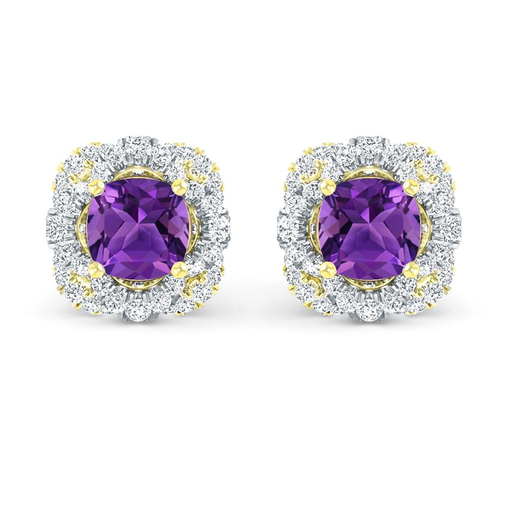 Yellow Gold - Amethyst