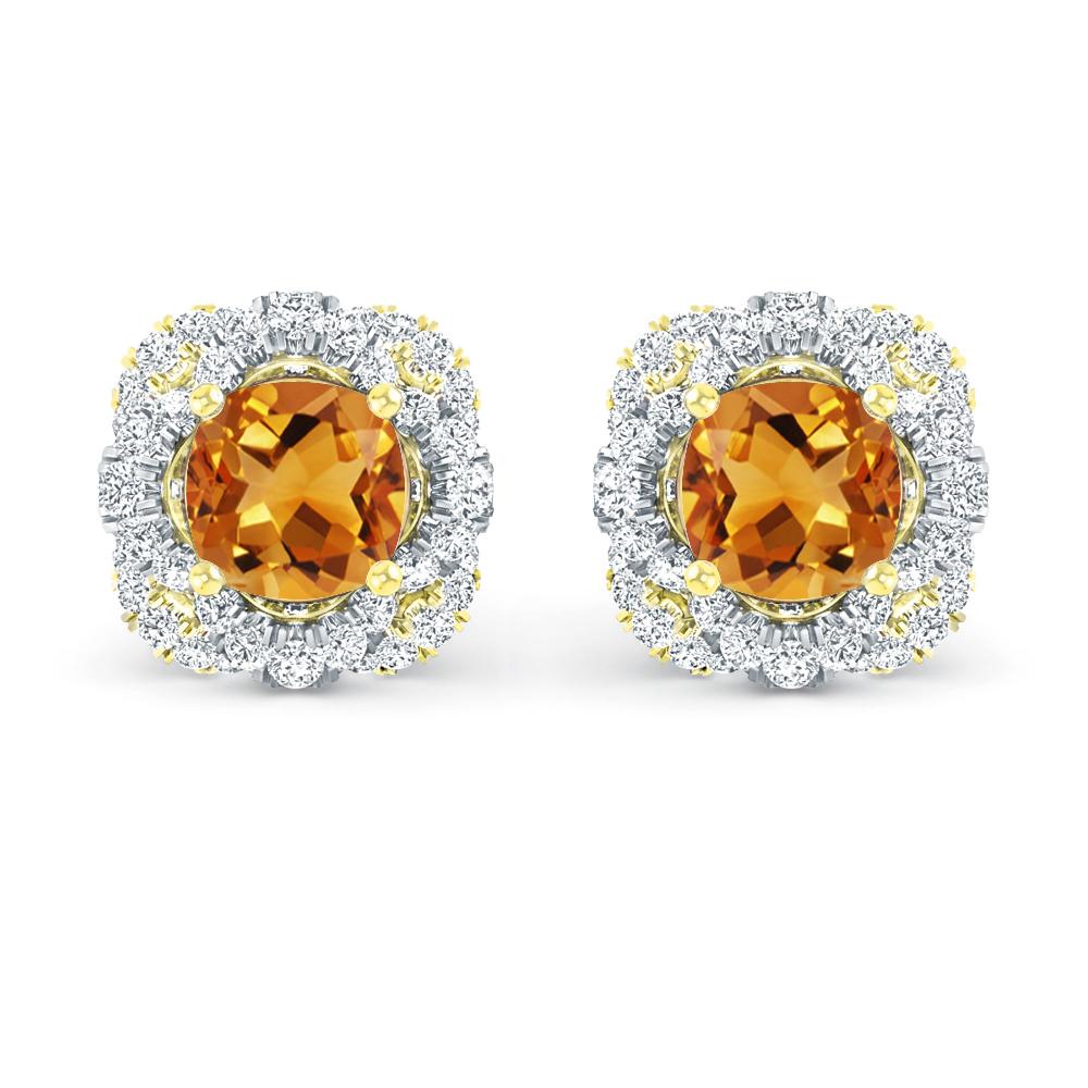 Yellow Gold/White Gold - Citrine