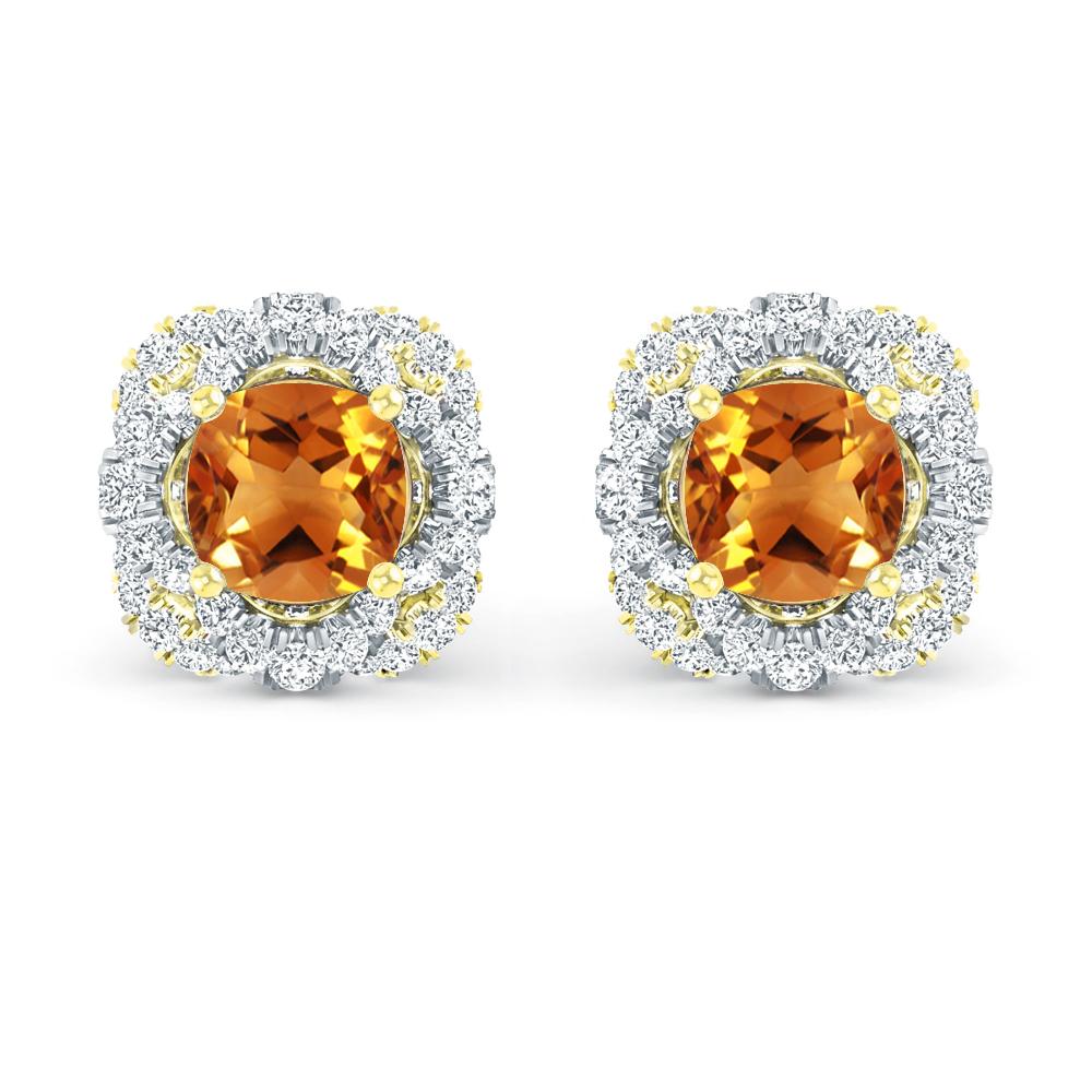 Yellow Gold/White Gold - Citrine