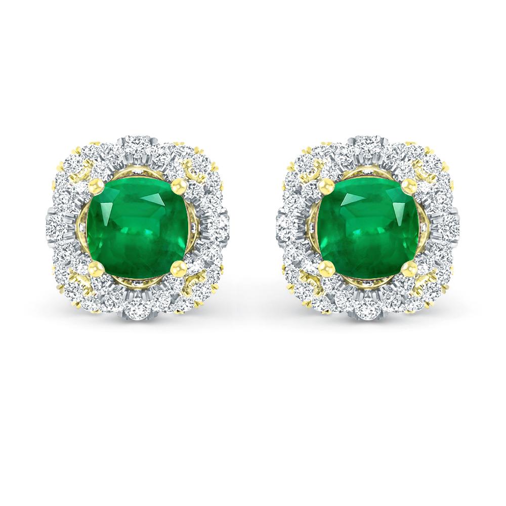 Yellow Gold/White Gold - Emerald
