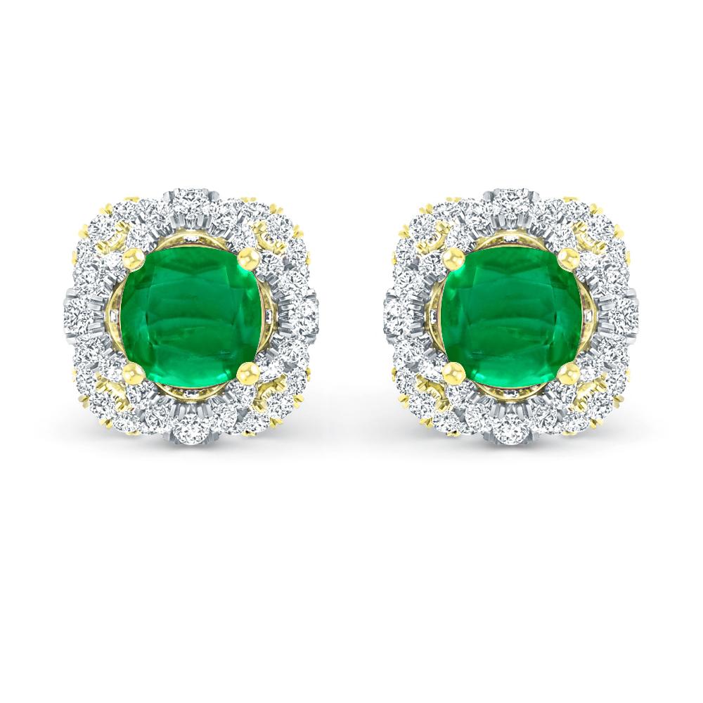 Yellow Gold/White Gold - Emerald