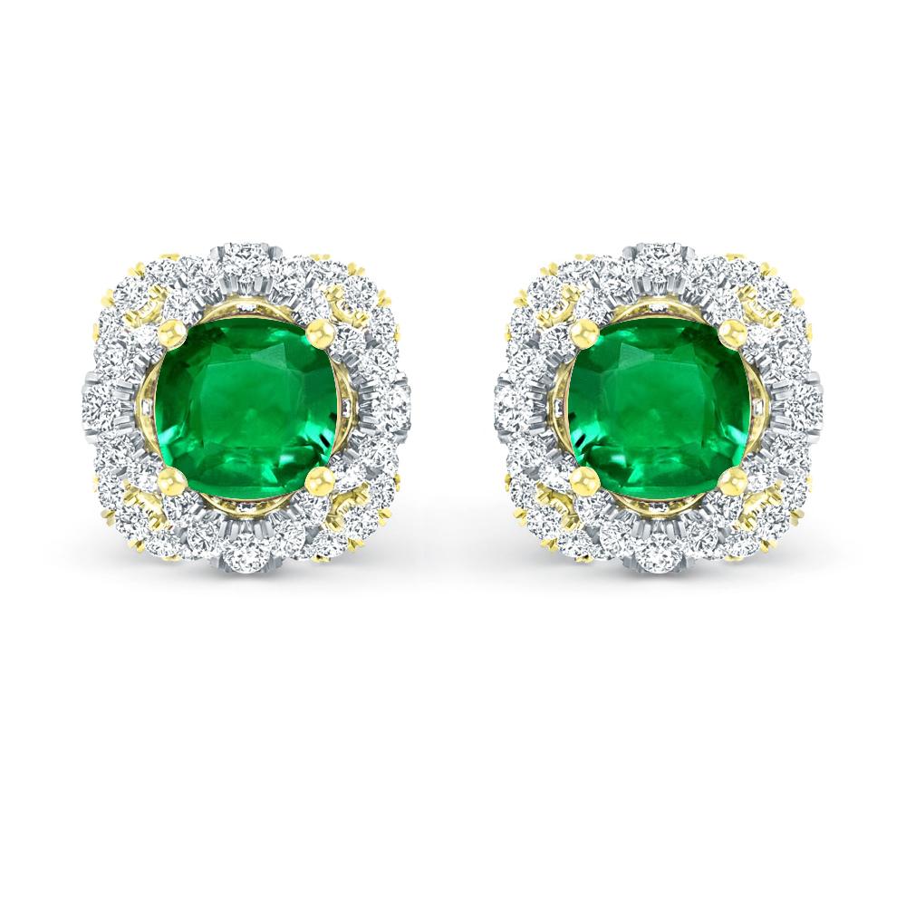 Yellow Gold/White Gold - Emerald