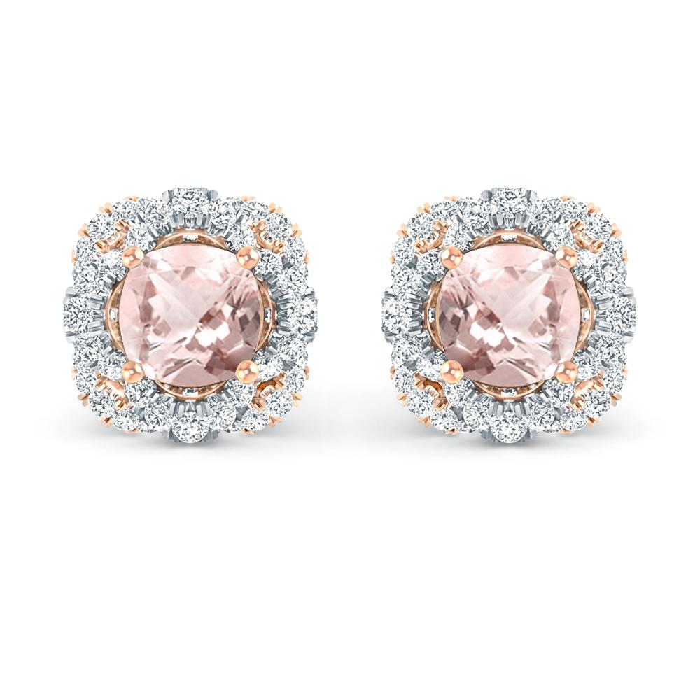Rose Gold/White Gold - Morganite