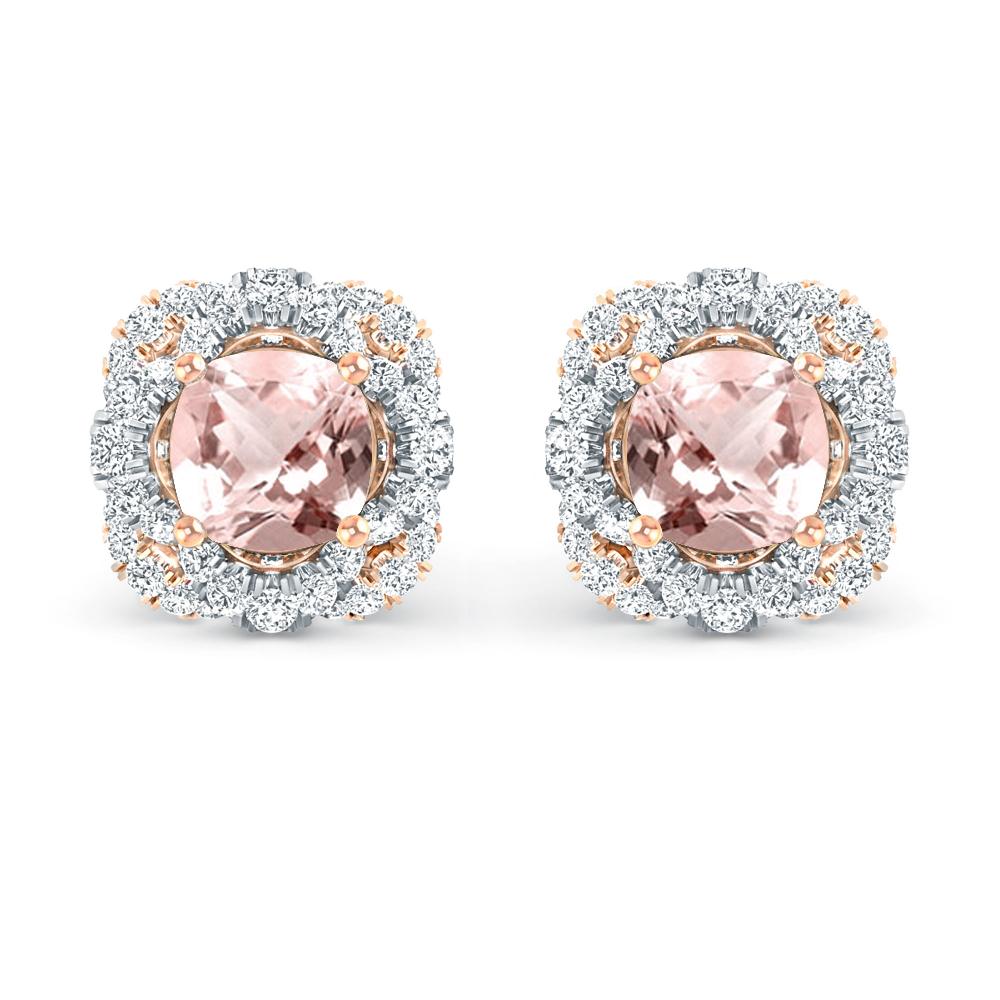 Rose Gold/White Gold - Morganite