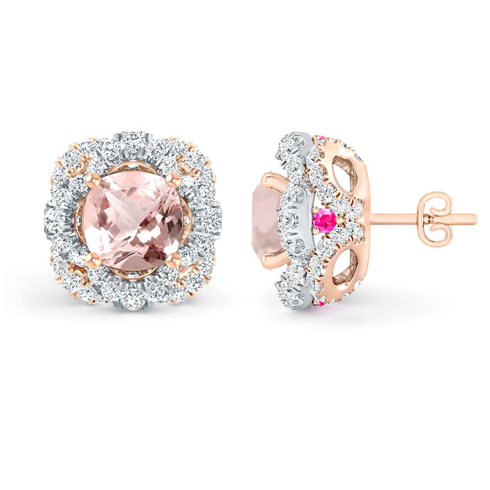 Rose Gold/White Gold - Morganite