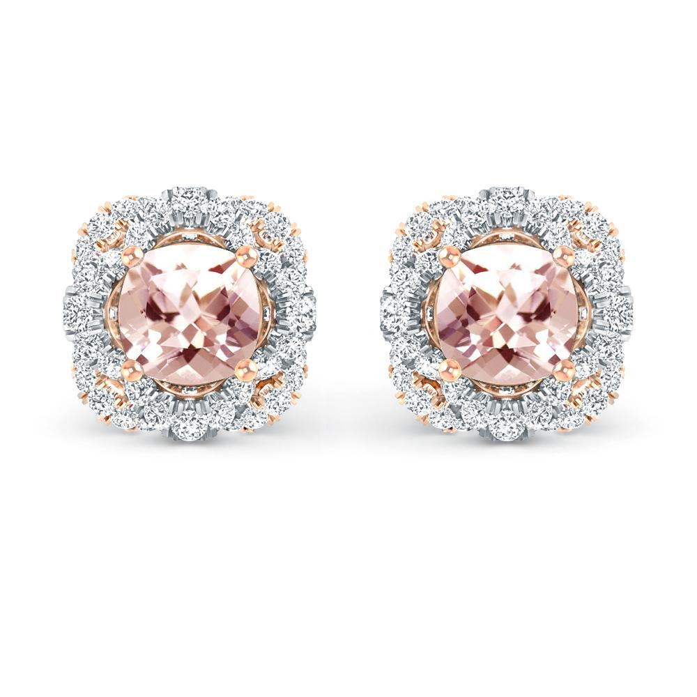 Rose Gold/White Gold - Morganite